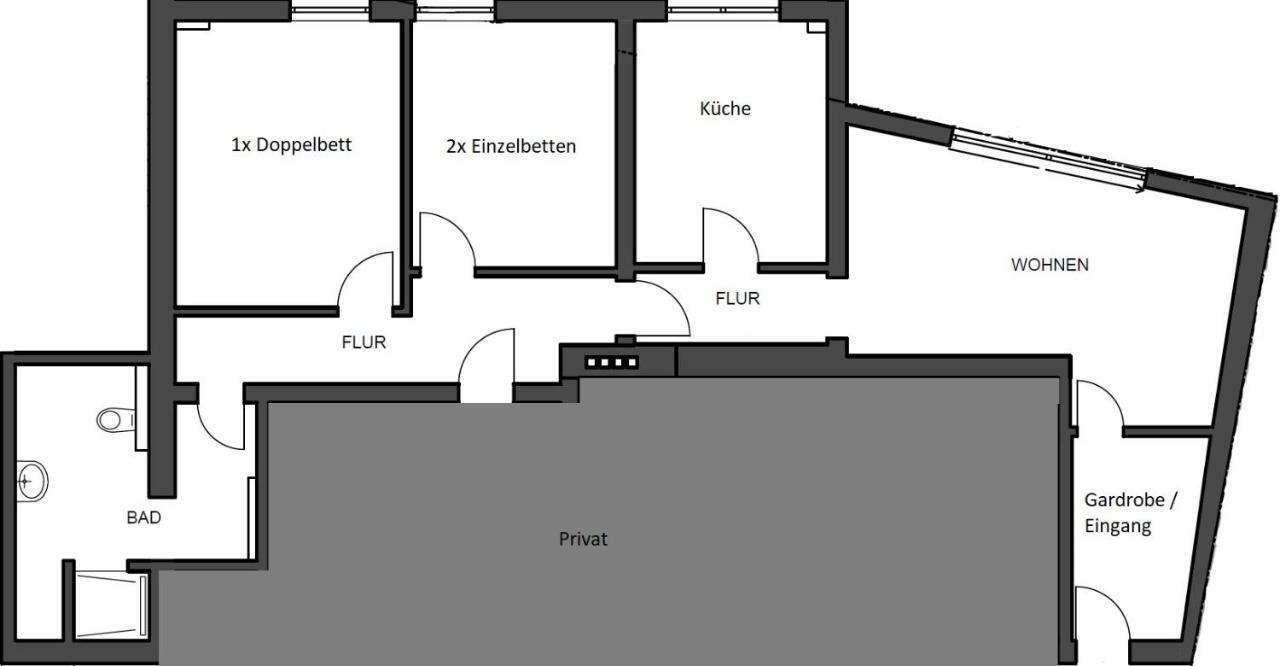 Apartament Alte Tankstelle Strassenhaus Zewnętrze zdjęcie